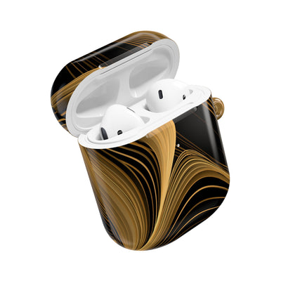 Gilded Strata · Hard Case for AirPods & AirPods Pro · Gold