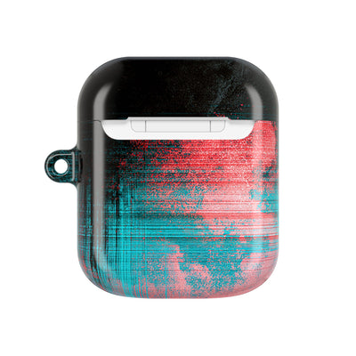 Digital Signal Drift · Hard Case for AirPods & AirPods Pro · Black