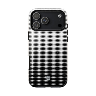 Black Tough 2.0 Magsafe Phone Case for iPhone - Obsidian Halftone Flux