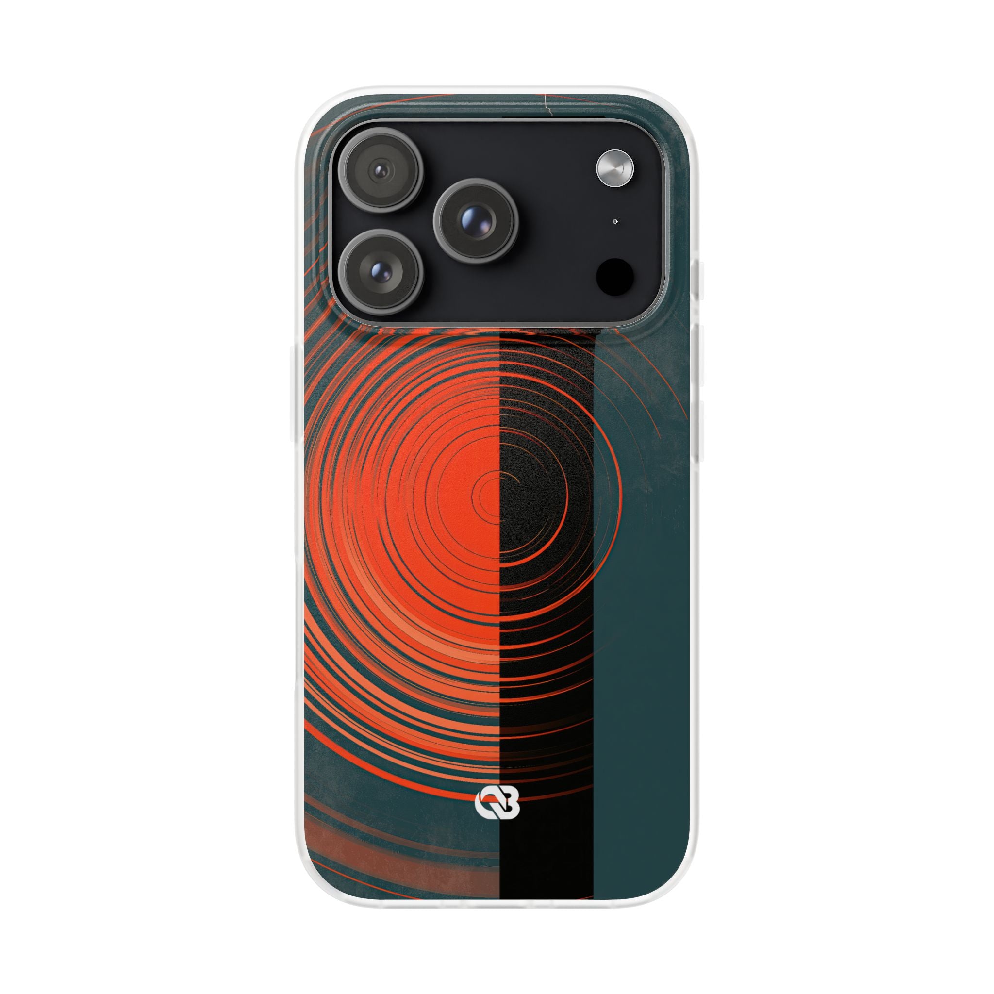 Teal Lite Phone Case for iPhone - Burnt Slate Radial