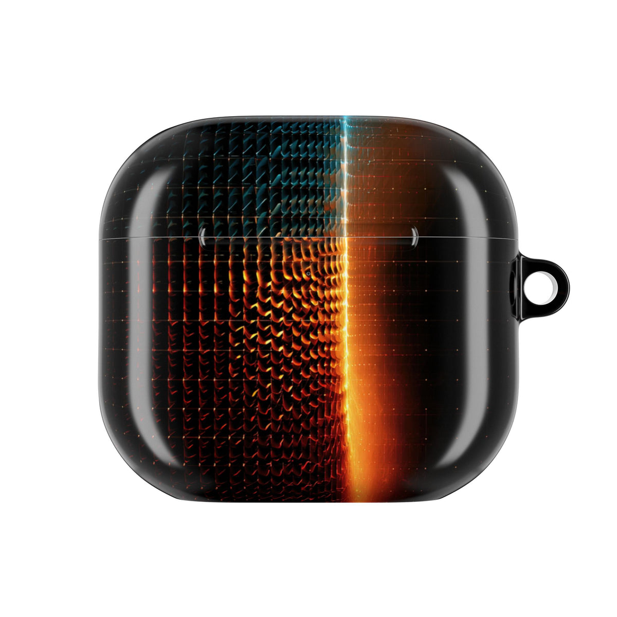Luminous Refraction Grid · Hard Case for AirPods & AirPods Pro · Black