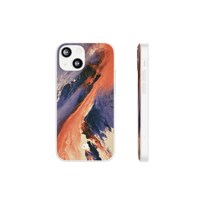 Solar Aura Drift · Lite Phone Case for iPhone ·  Orange