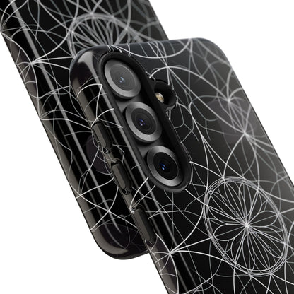 Radiant Petal Orbit Samsung S25 Case - Tough