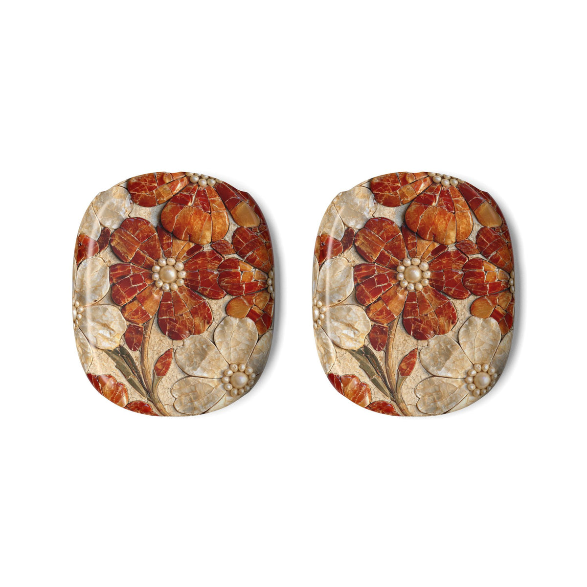Carnelian Pearl Bloom · Hard Case for AirPods Max · Orange