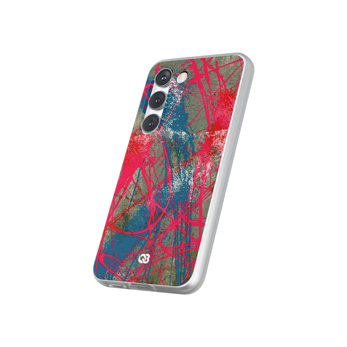 Neon Static Drip · Lite Phone Case for Samsung · Pink