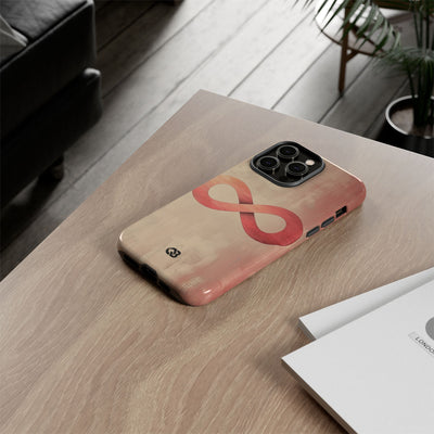 Terracotta Infinity Stroke · Tough Phone Case for iPhone