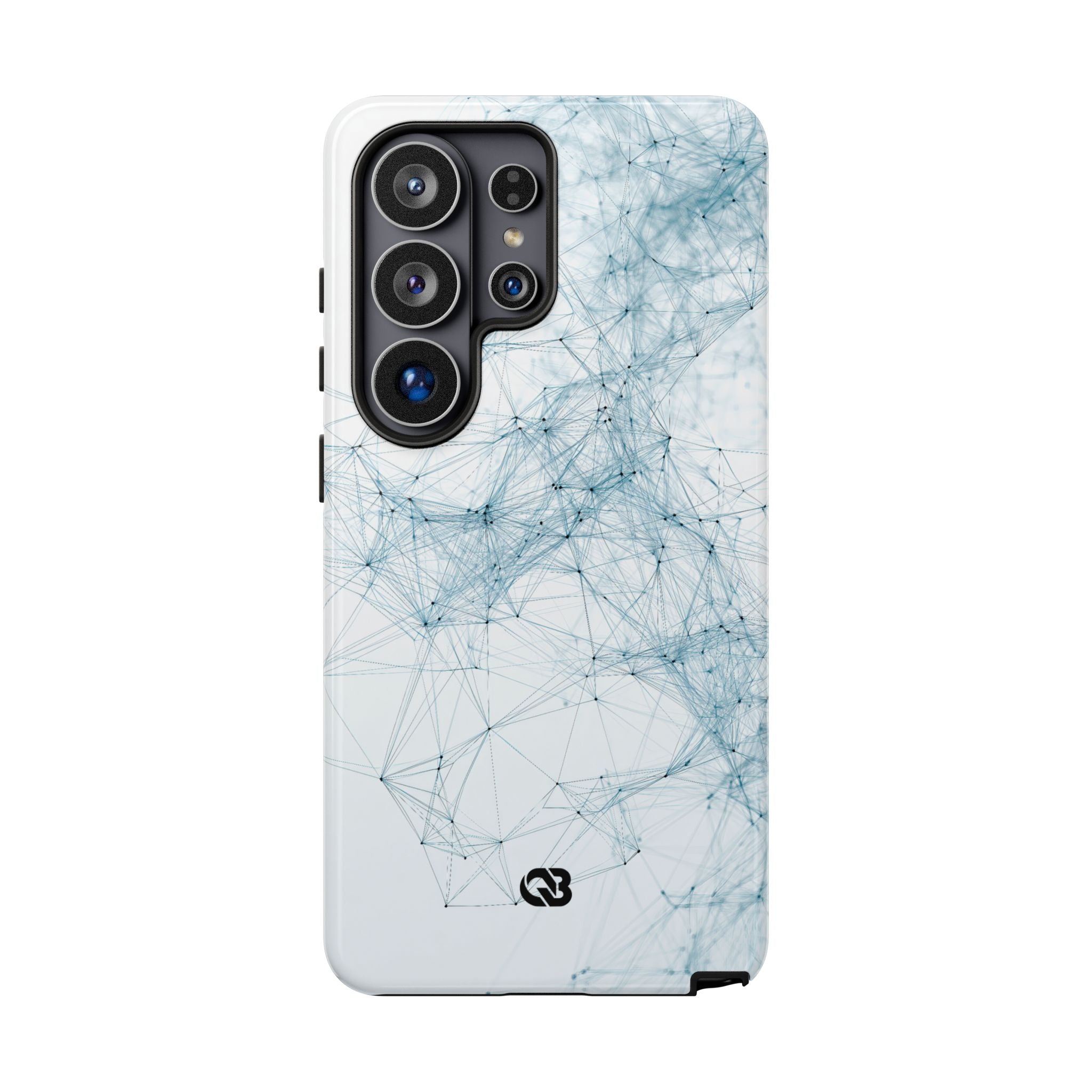 Blue Tough Phone Case for Samsung - Glacial Neural Web