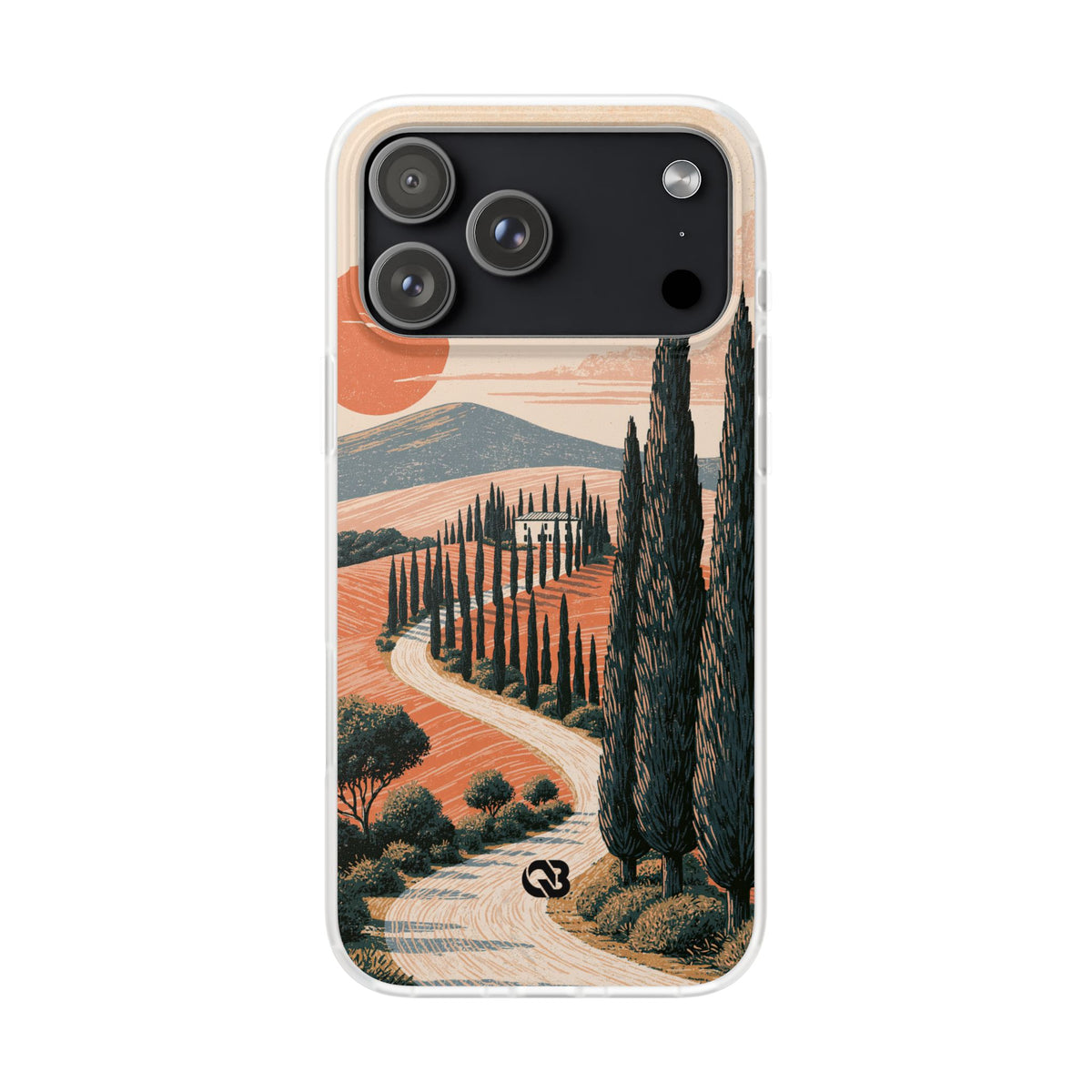 Tuscan Cypress Horizon · Lite Phone Case for iPhone ·  Orange