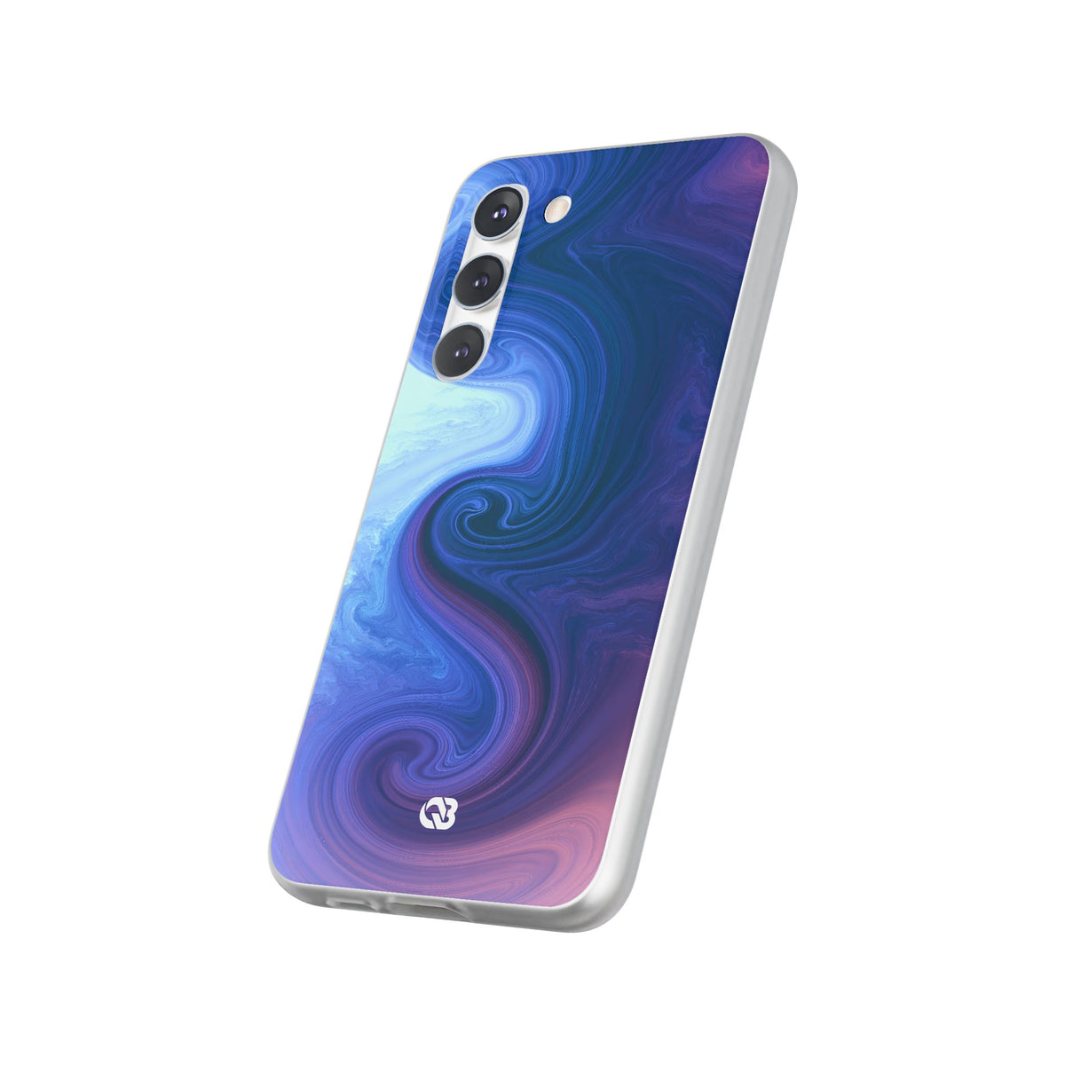 Azure Fluid Swirl · Lite Phone Case for Samsung · Blue