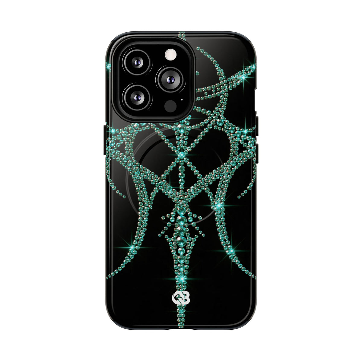 Teal Cyber Sigil · Tough 2.0 Magnetic Phone Case for iPhone · Teal
