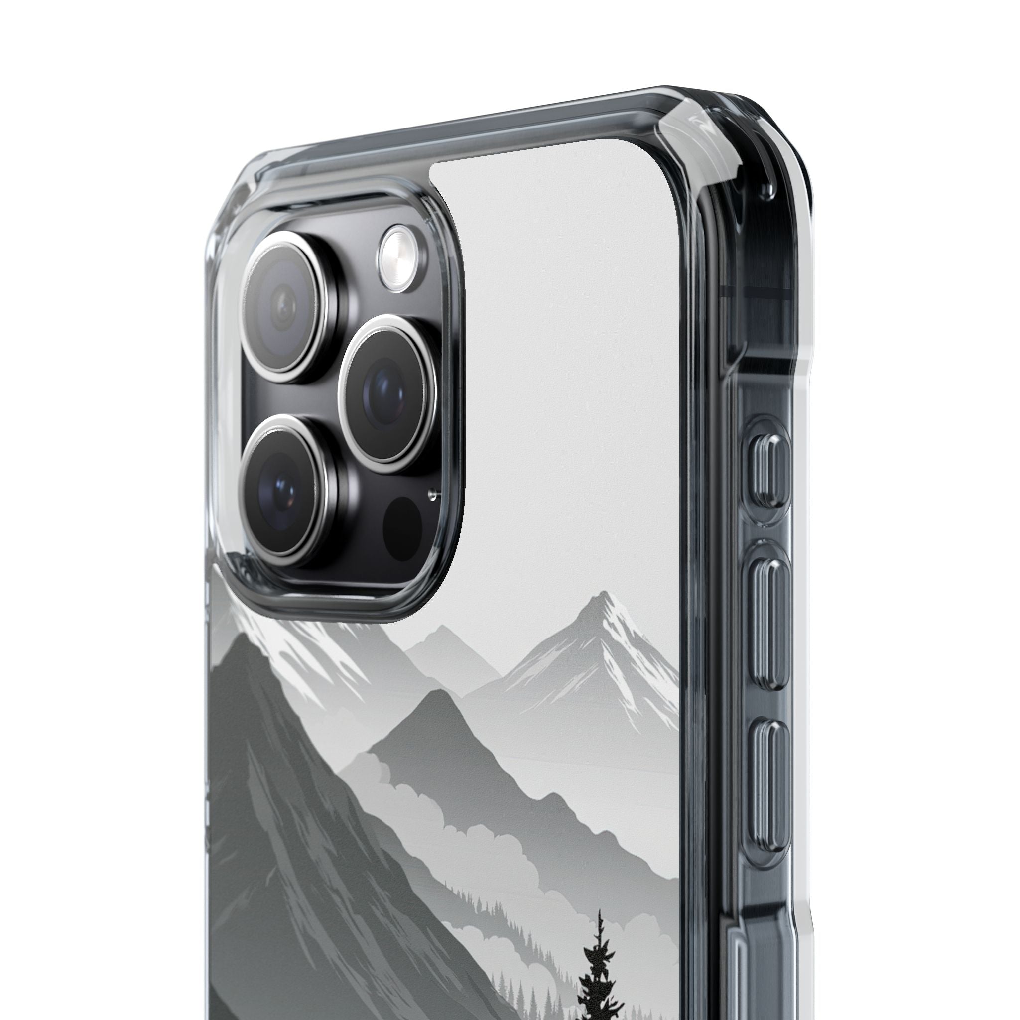Grey Impact MagSafe Phone Case for iPhone - Granite Ridge Mist