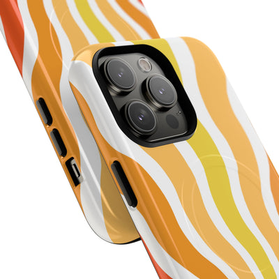 Amber Solar Waves · Tough+ Phone Case for iPhone · Magsafe
