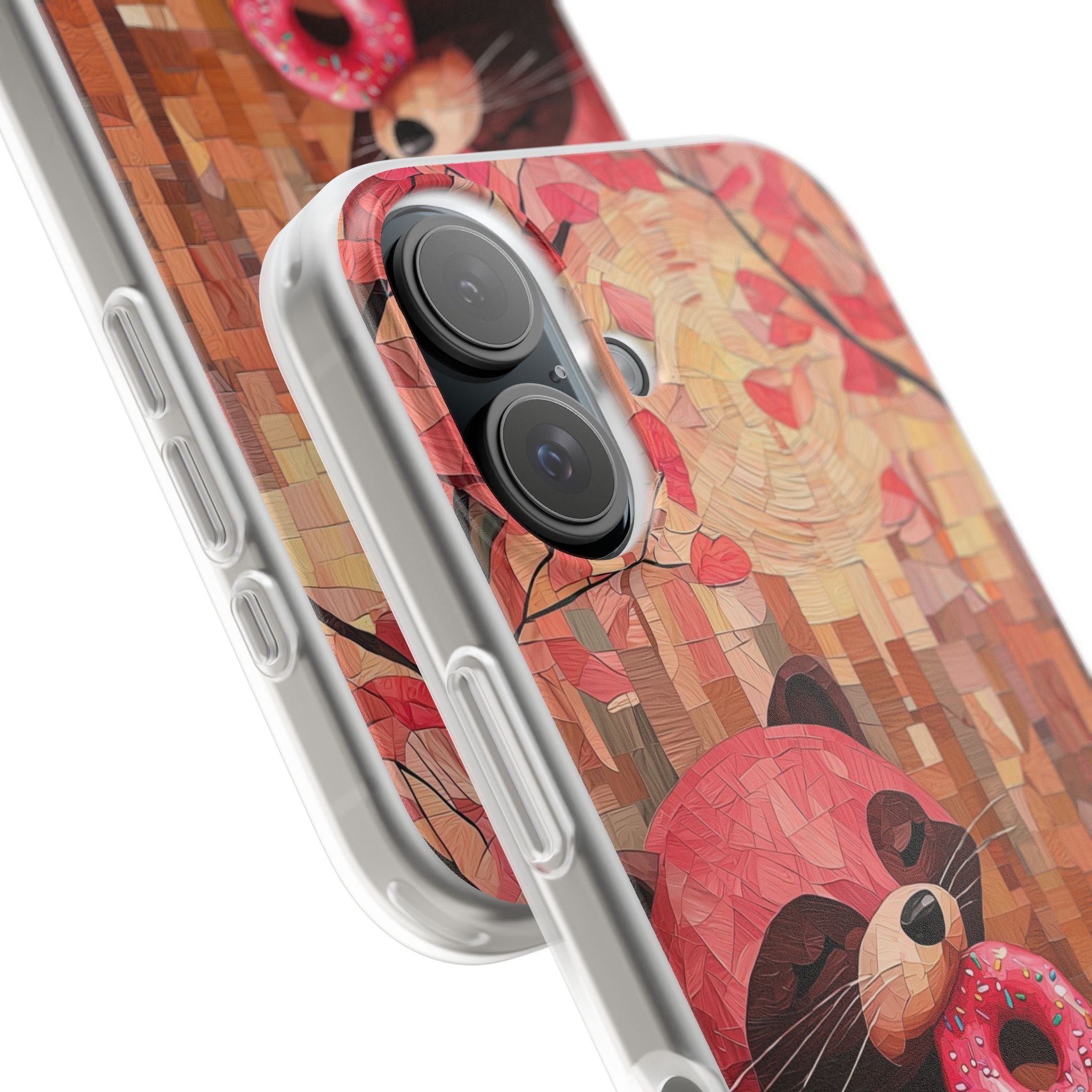 Crimson Donut Bandit · Soft Custodia per iPhone