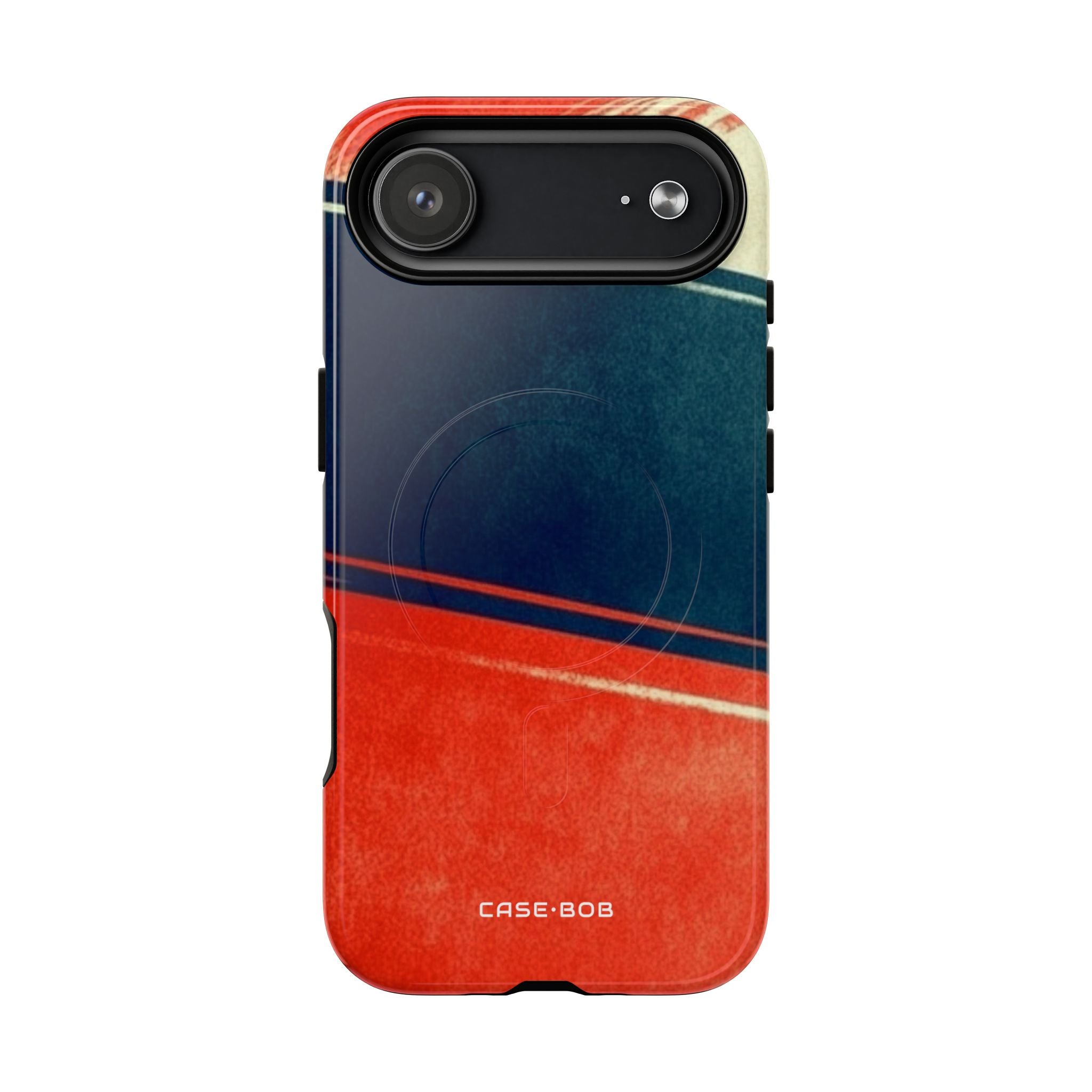 Blue Diagonal Motion iPhone 17 Air Case - Tough+ - CASE•BOB