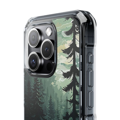 Misty Pine Shadow · Impact Phone Case for iPhone · Magsafe
