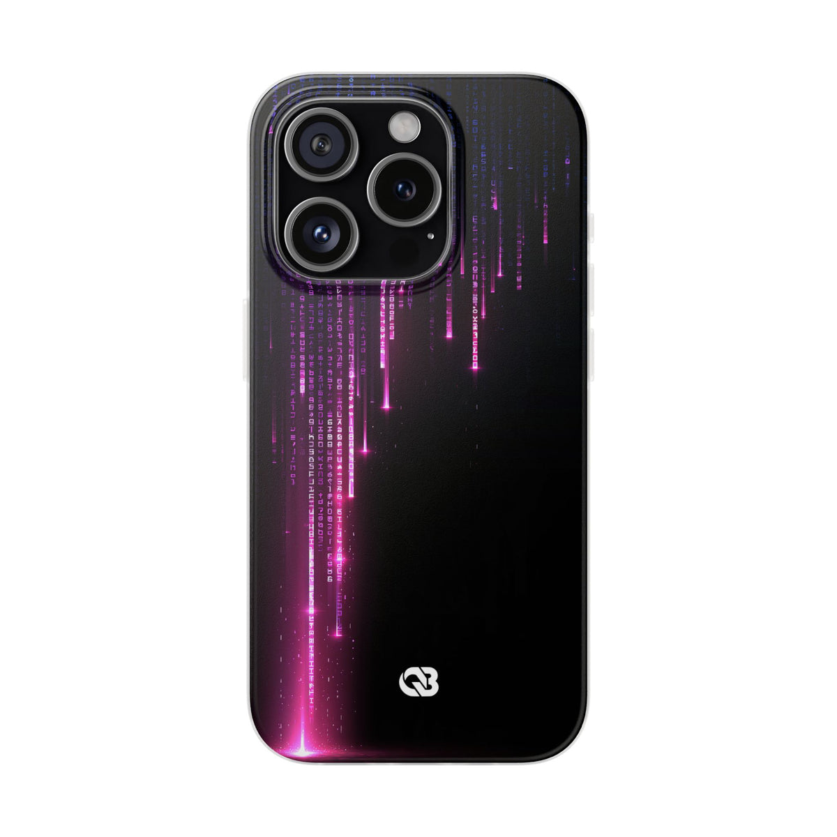 Binary Cascade · Lite Phone Case for iPhone ·  Black