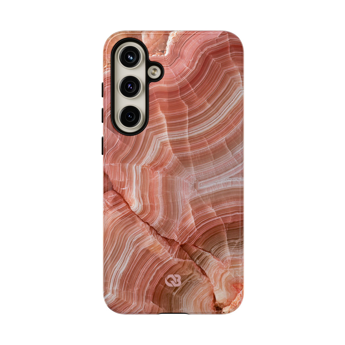 Blushing Rose Strata · Tough Phone Case for Samsung · Pink