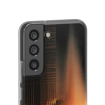 Luminous Grid · Lite Phone Case for Samsung · Black