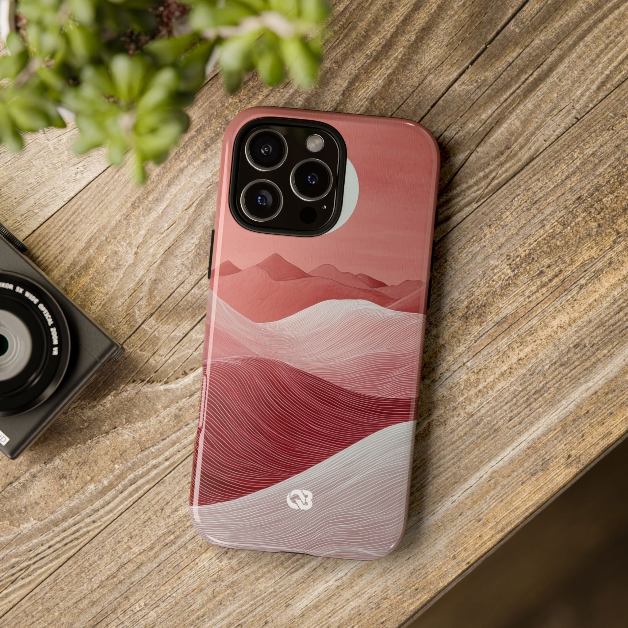 Crimson Dune Horizon · Tough Phone Case for iPhone