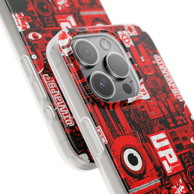 Neo Mecha Collage · Lite Phone Case for iPhone ·  Red