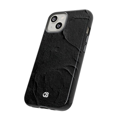 Obsidian Stucco Relief · Tough Phone Case for iPhone · Black