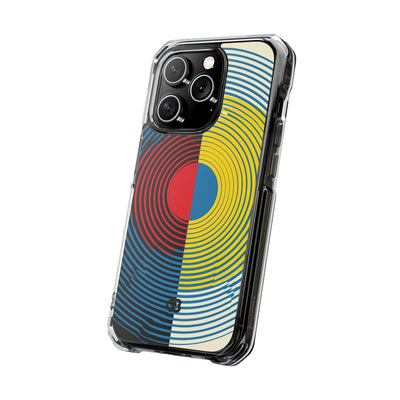 Blue Impact MagSafe Phone Case for iPhone - Primary Circuit Orbit