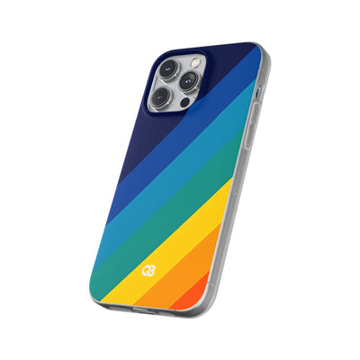 Prismatic Slant · Soft Phone Case for iPhone