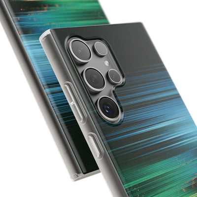 Digital Shoreline Drift · Lite Phone Case for Samsung · Teal
