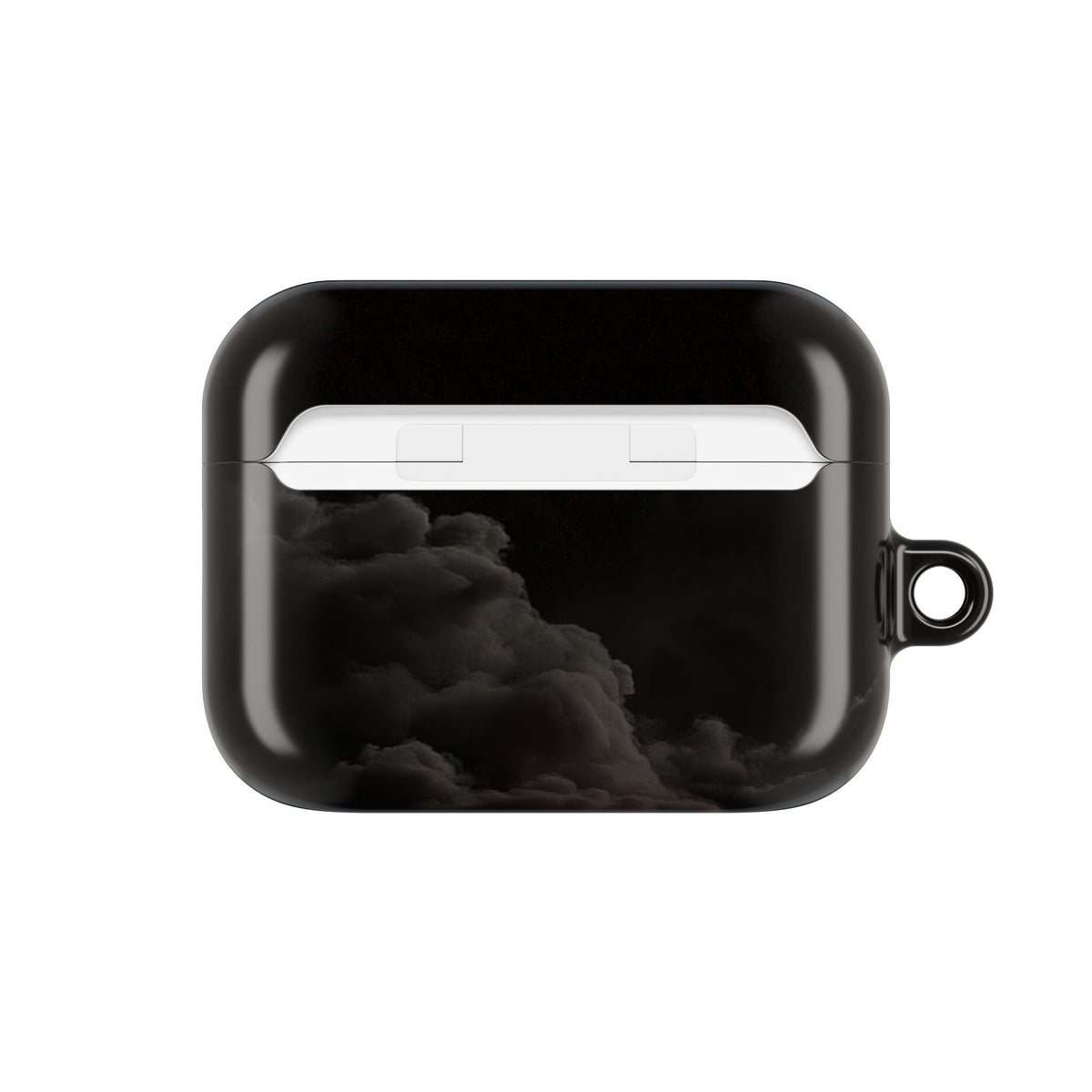 Crimson Fog Void · Hard Case for AirPods & AirPods Pro · Black
