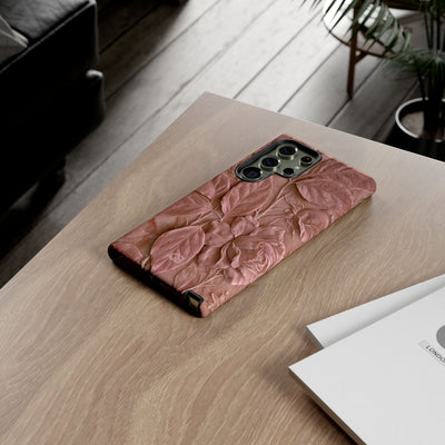 Blush Rose Relief · Tough Phone Case for Samsung · Pink