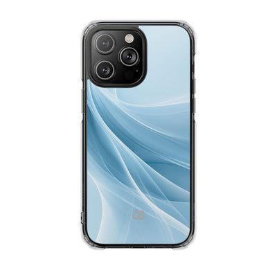 Blue Impact MagSafe Phone Case for iPhone - Arctic Silk Drift
