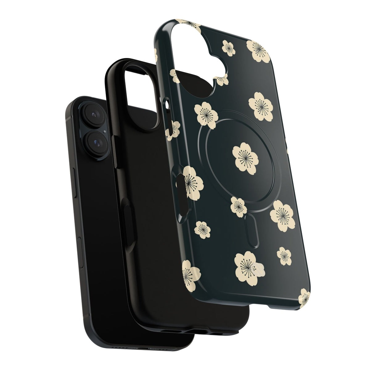 Midnight Sakura Bloom · Tough 2.0 Magnetic Phone Case for iPhone · Black