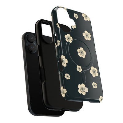 Midnight Sakura Bloom · Tough 2.0 Magnetic Phone Case for iPhone · Black