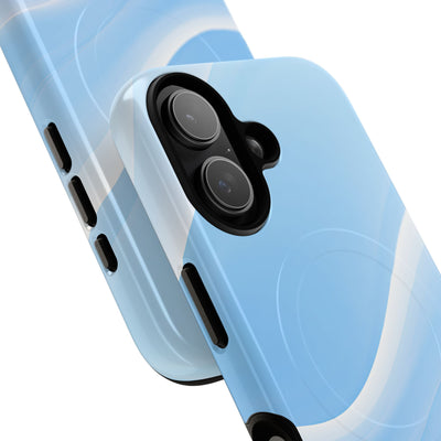 Blue Tough 2.0 Magsafe Phone Case for iPhone - Glacial Blue Silk