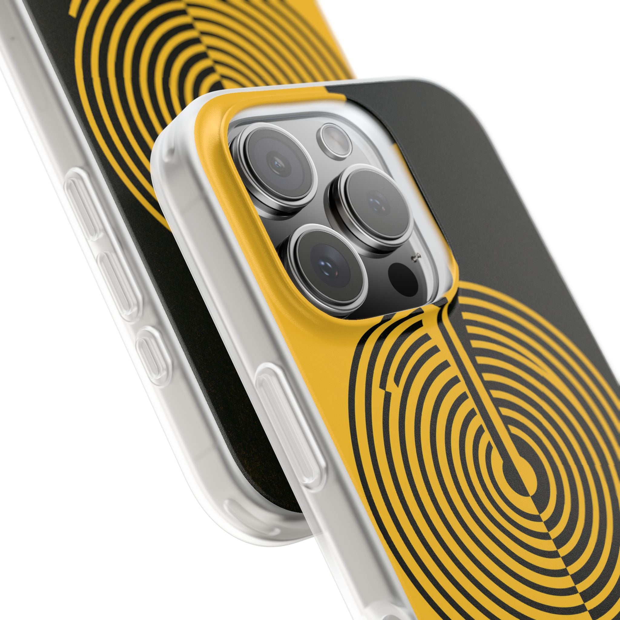 Yellow Lite Phone Case for iPhone - Voltage Sector Pulse