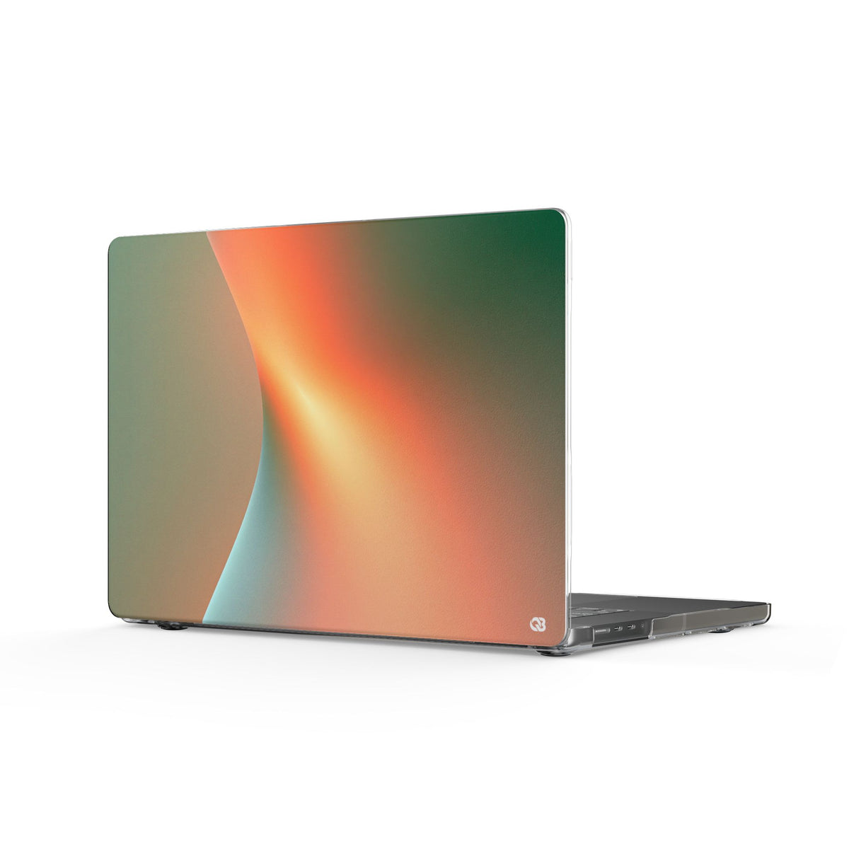 Radiant Contour · Clear Hard Case for MacBook · Orange