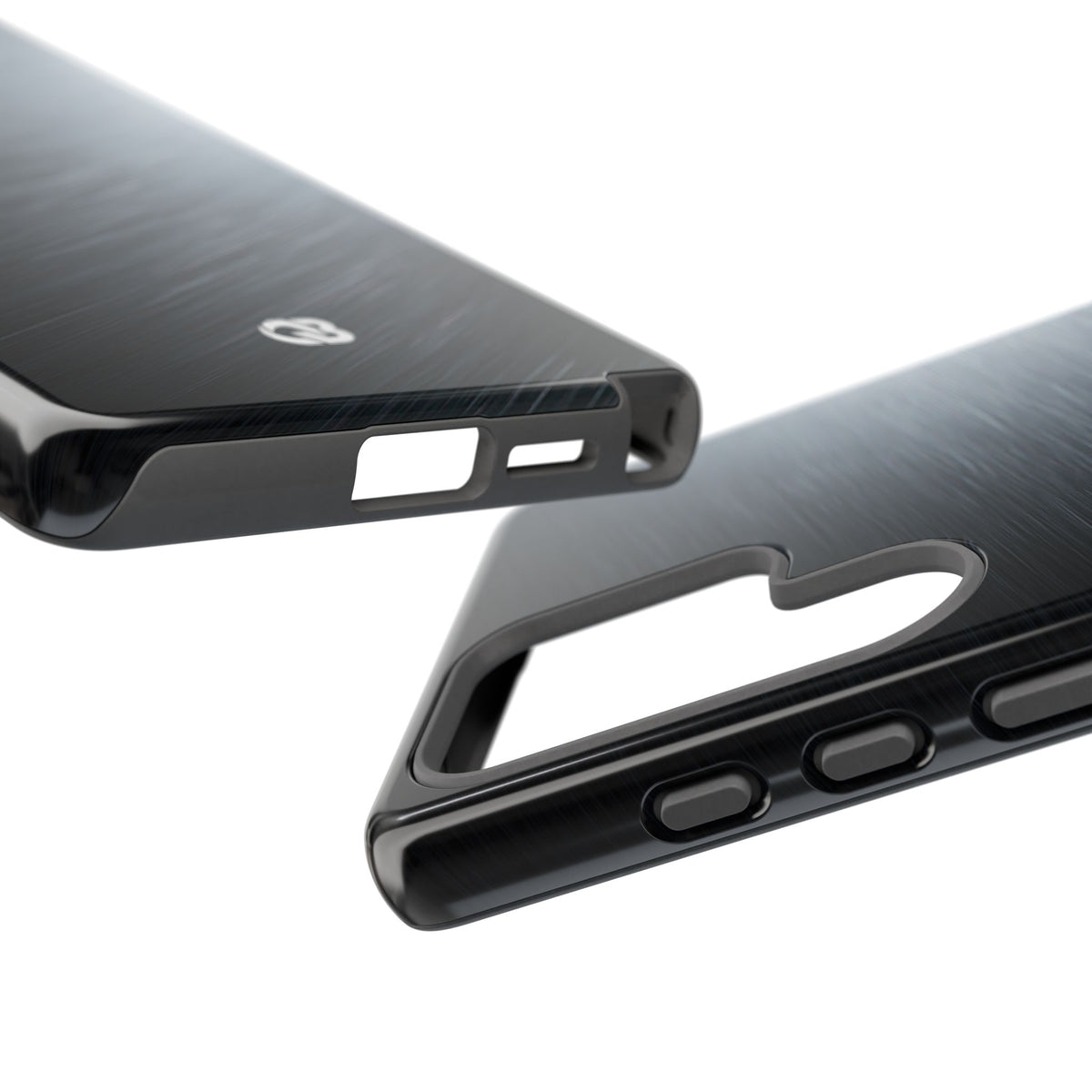 Brushed Obsidian Steel · Tough Phone Case for Samsung · Grey