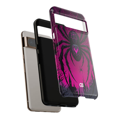 Obsidian Neon Widow · Tough Handyhülle für Google Pixel