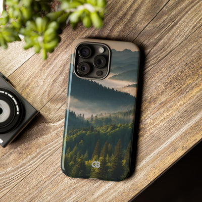 Foggy Mountain Ridge · Tough Phone Case for iPhone