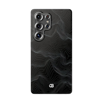 Obsidian Contour Elevation · Lite Phone Case for Samsung · Black