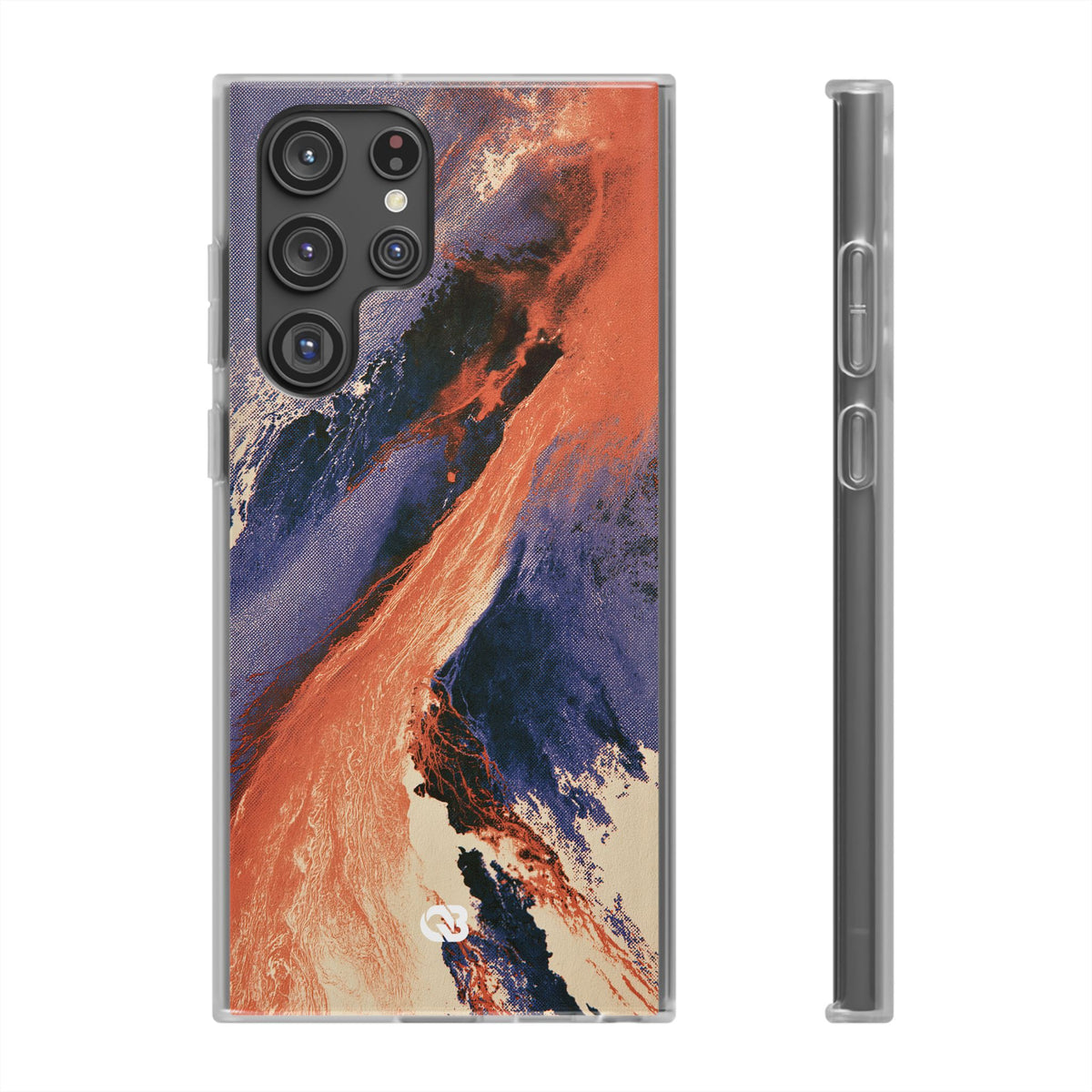 Solar Aura Drift · Lite Phone Case for Samsung · Orange