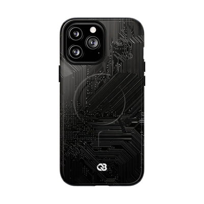 Obsidian Circuitry · Tough 2.0 Magnetic Phone Case for iPhone · Black