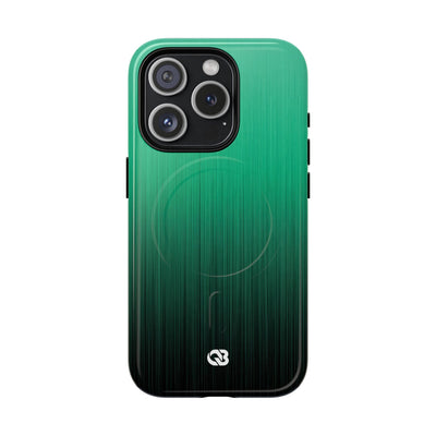 Emerald Cascade · Tough 2.0 Magnetic Phone Case for iPhone · Green