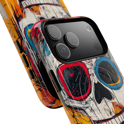 Vivid Graffiti Skull · Tough+ Handyhülle für iPhone · Magsafe
