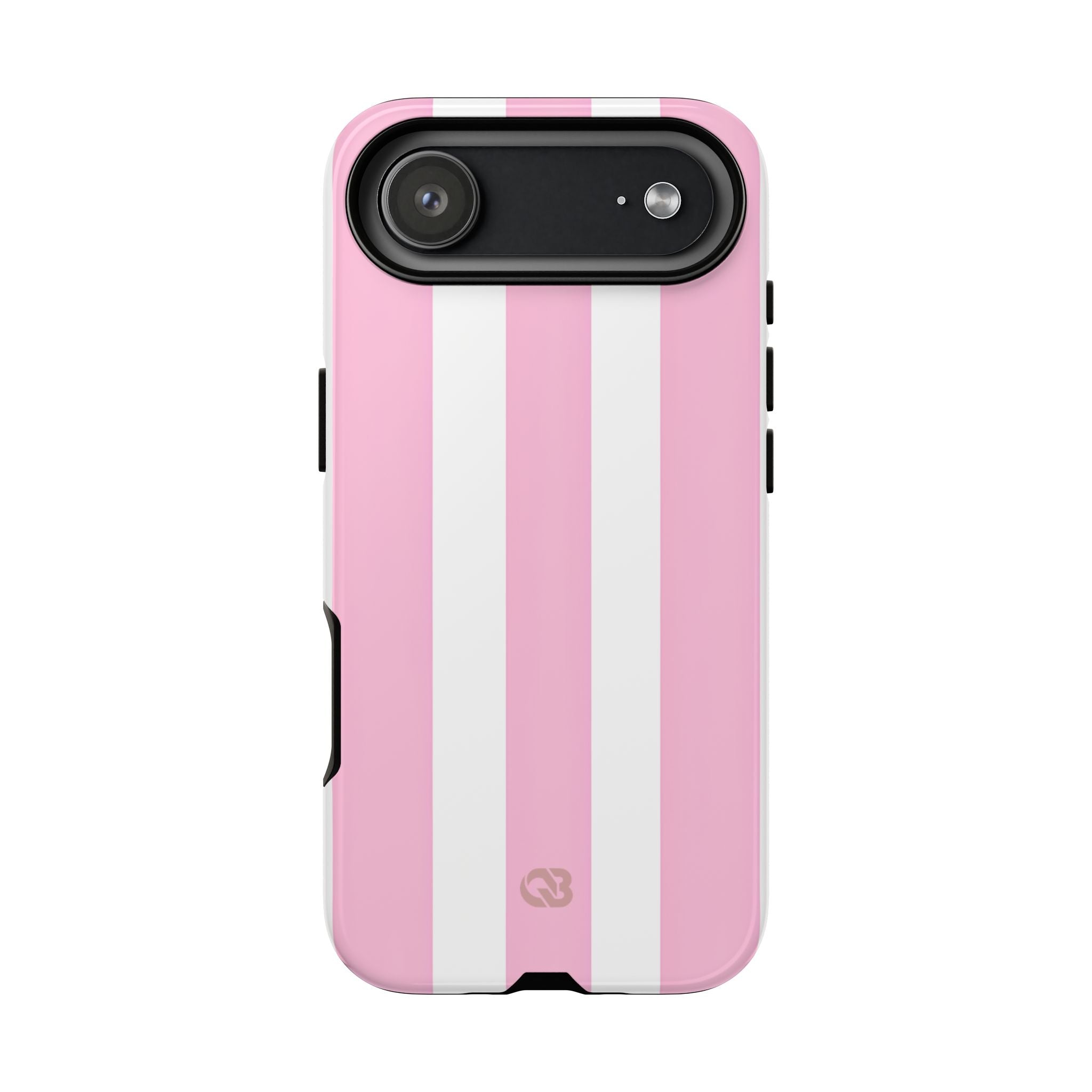 Soft Pink Stripe · Tough Coque de téléphone pour iPhone