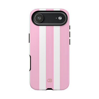 Soft Pink Stripe · Tough Coque de téléphone pour iPhone