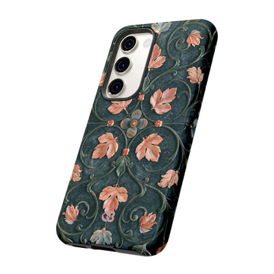 Florentine Rose Arabesque · Tough Phone Case for Samsung · Green