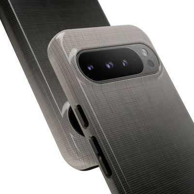 Grey Tough Phone Case for Google Pixel - Faded Sand Mesh