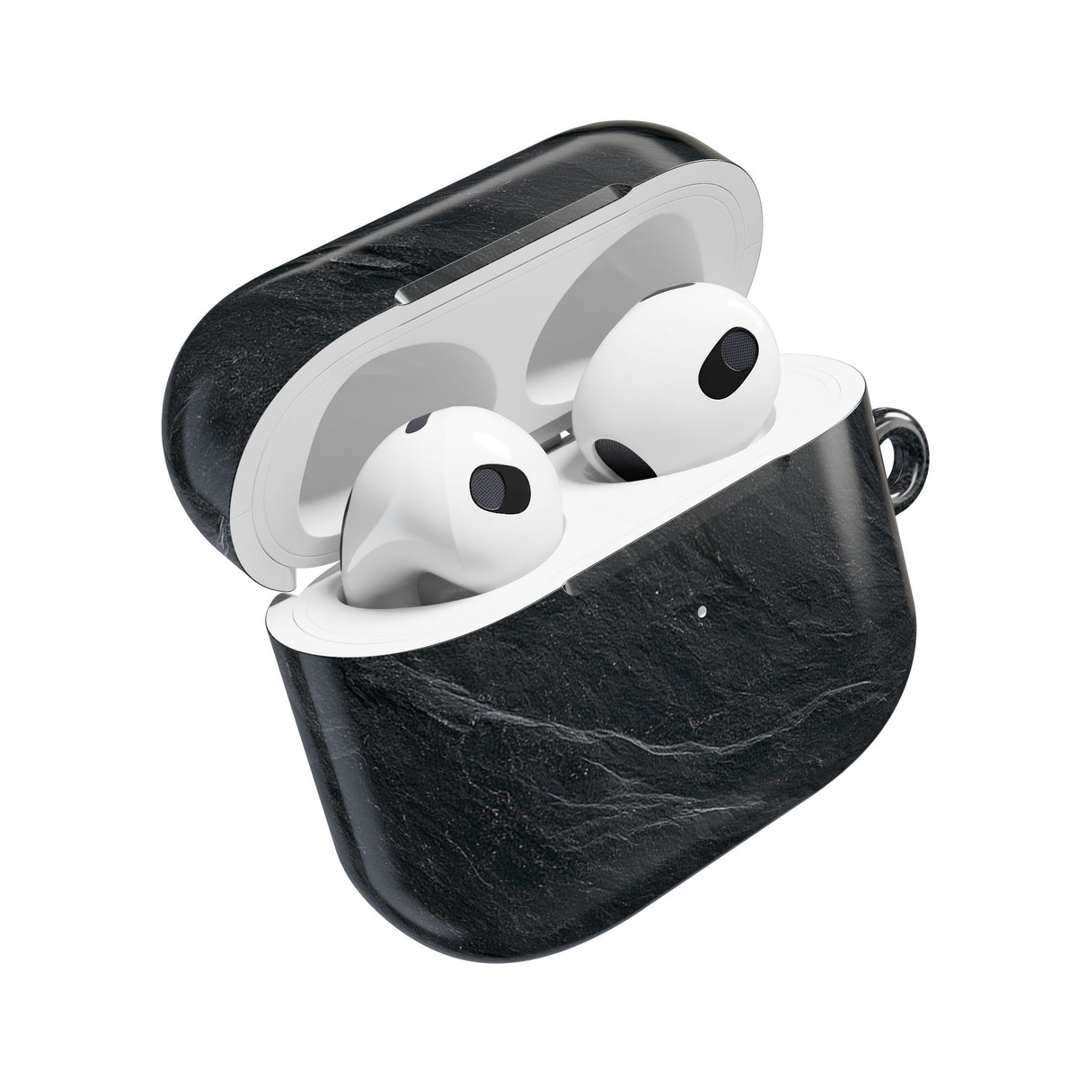 Dark Slate Strata · Hard Case for AirPods & AirPods Pro · Black