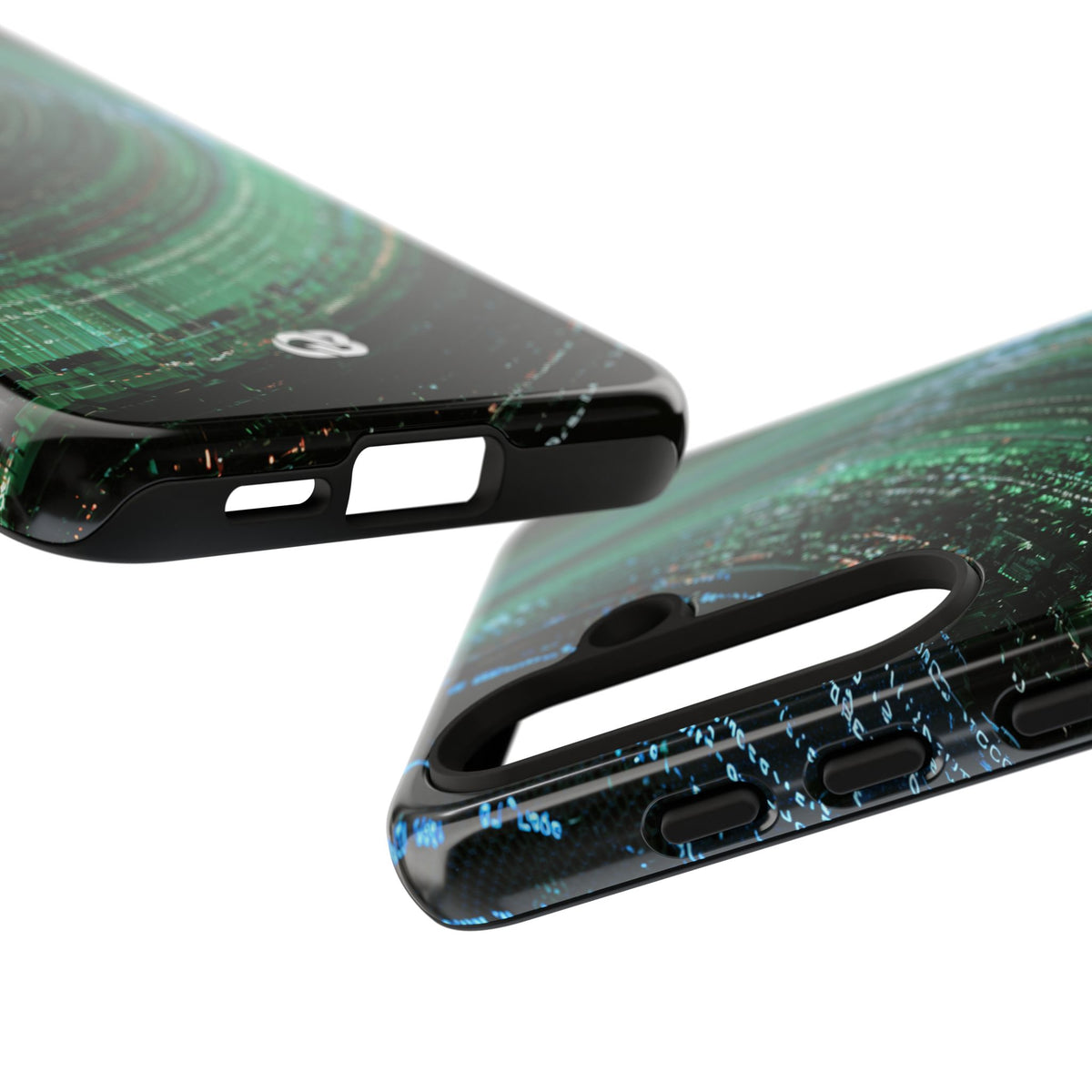 Orbital Data Stream · Tough Phone Case for Samsung · Green